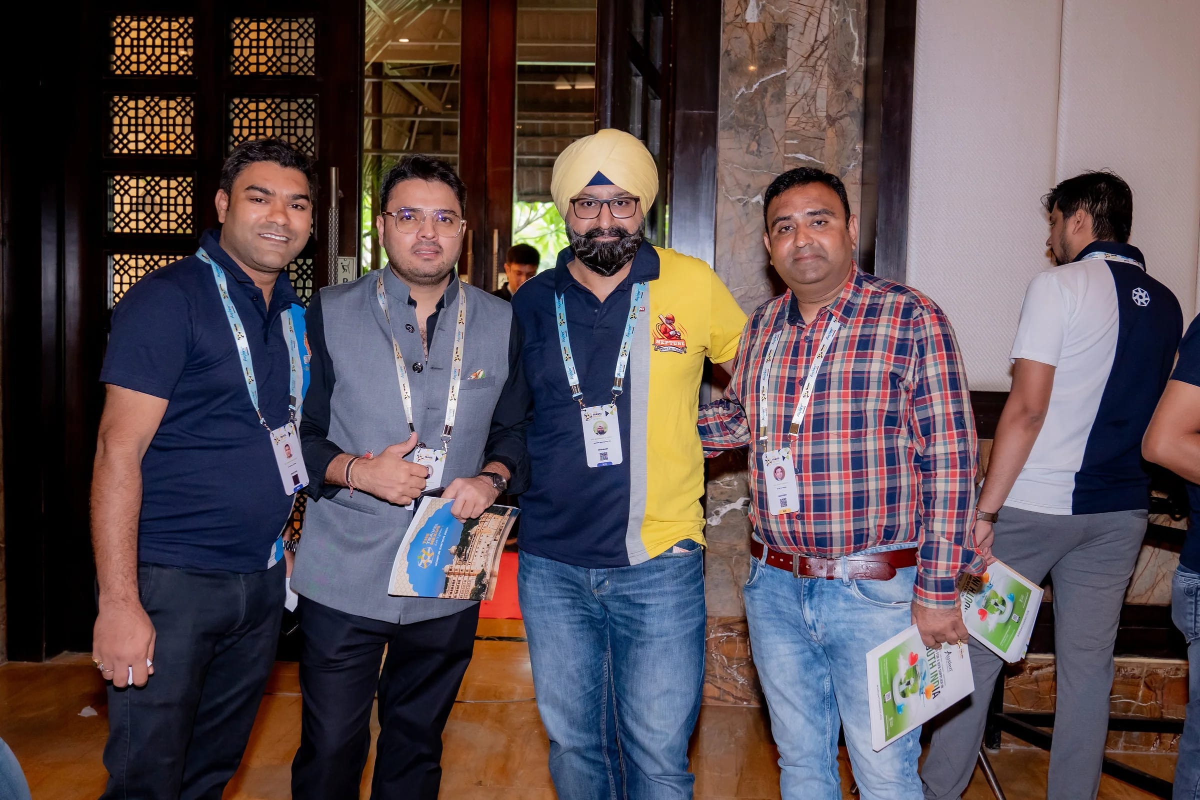 A group of Travel Nexus members standing together in Udaipur