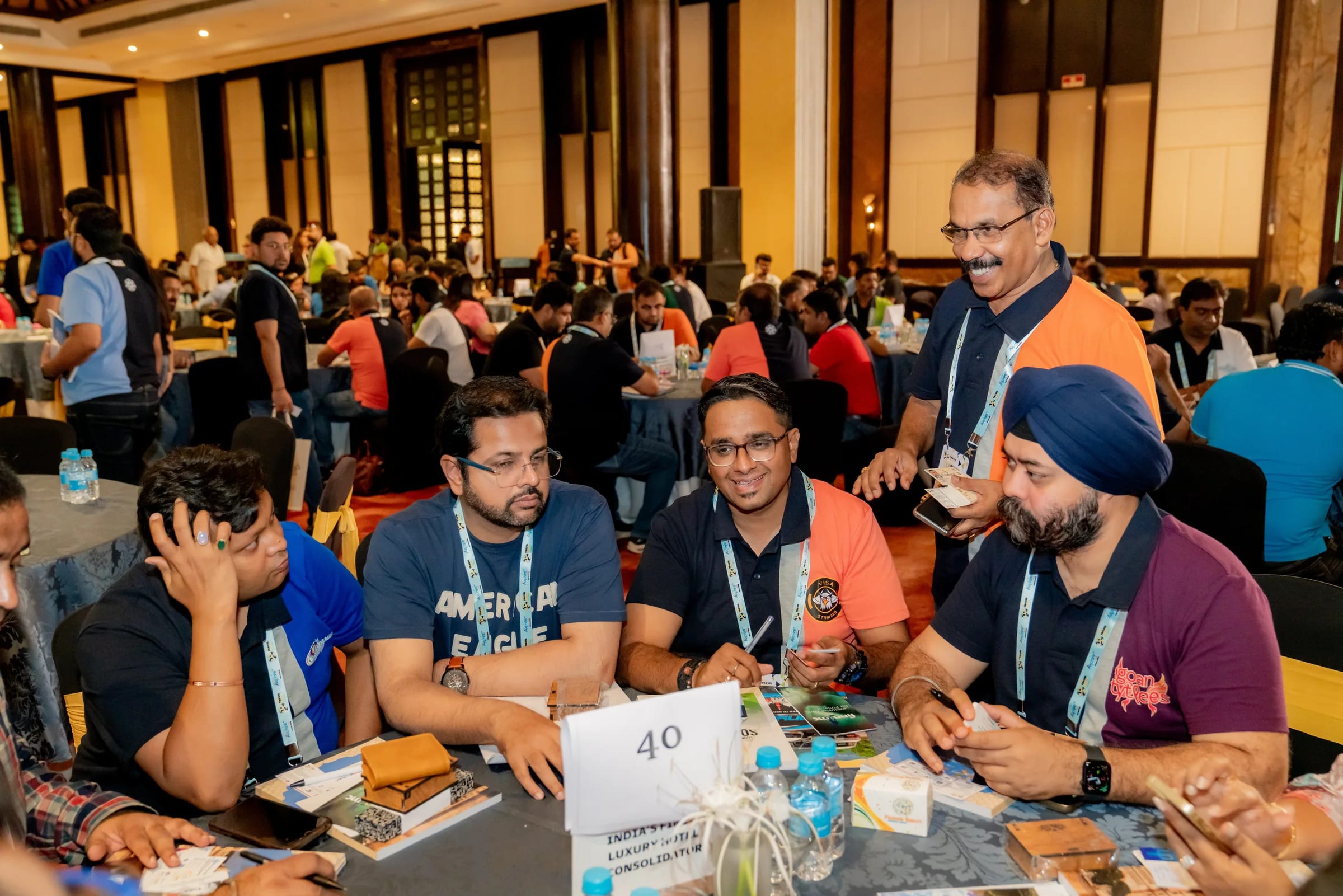 Delegates sharing a light moment during the Udaipur gathering