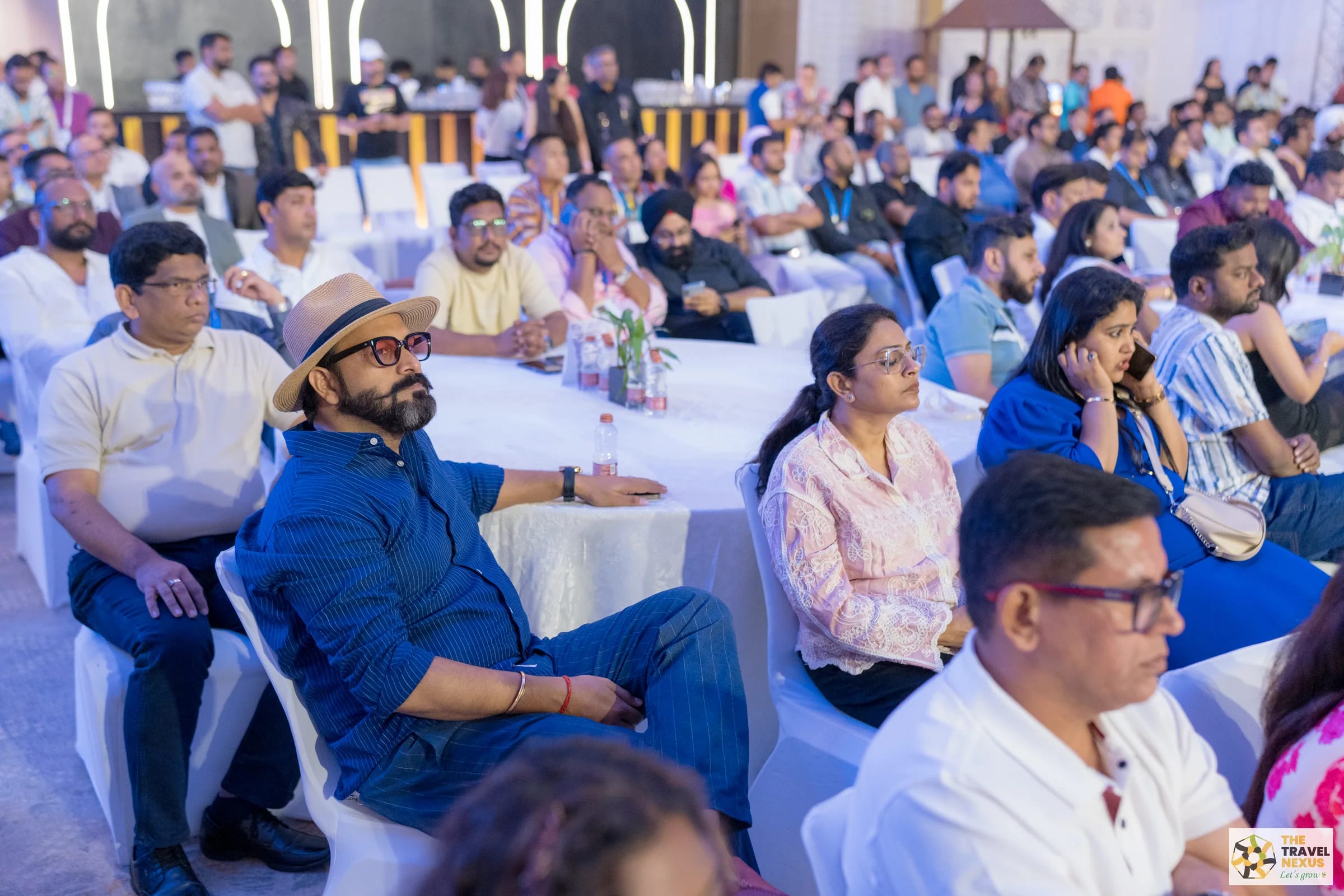 Delegates watching the Travel Nexus 3.0 stage programme